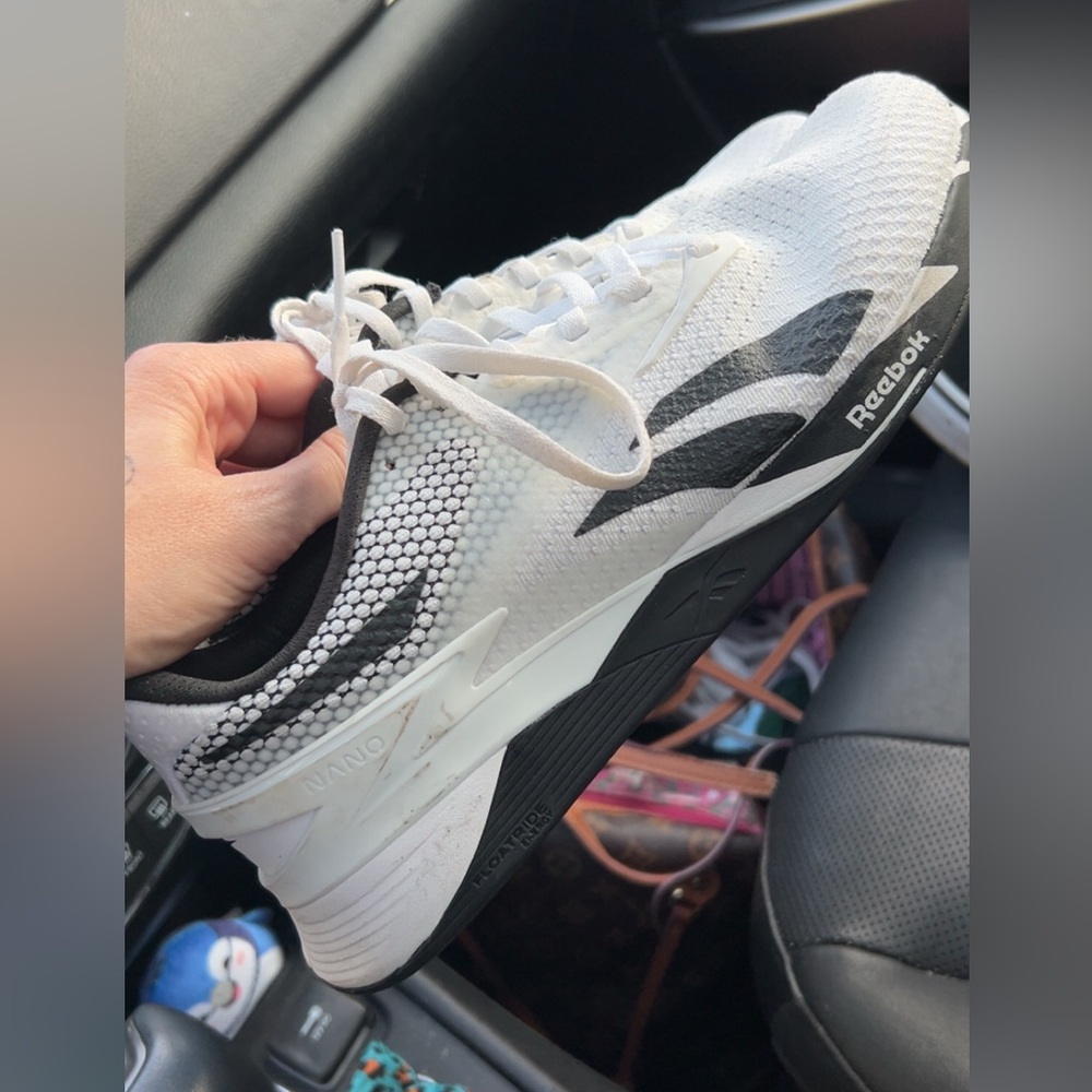 Reebok Black and White Sneakers